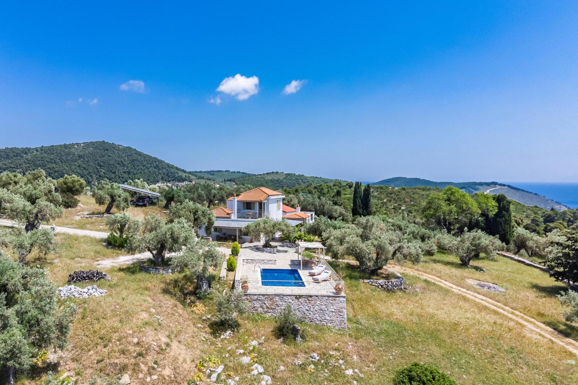 Villa Nektaria Alikias Bagian luar foto