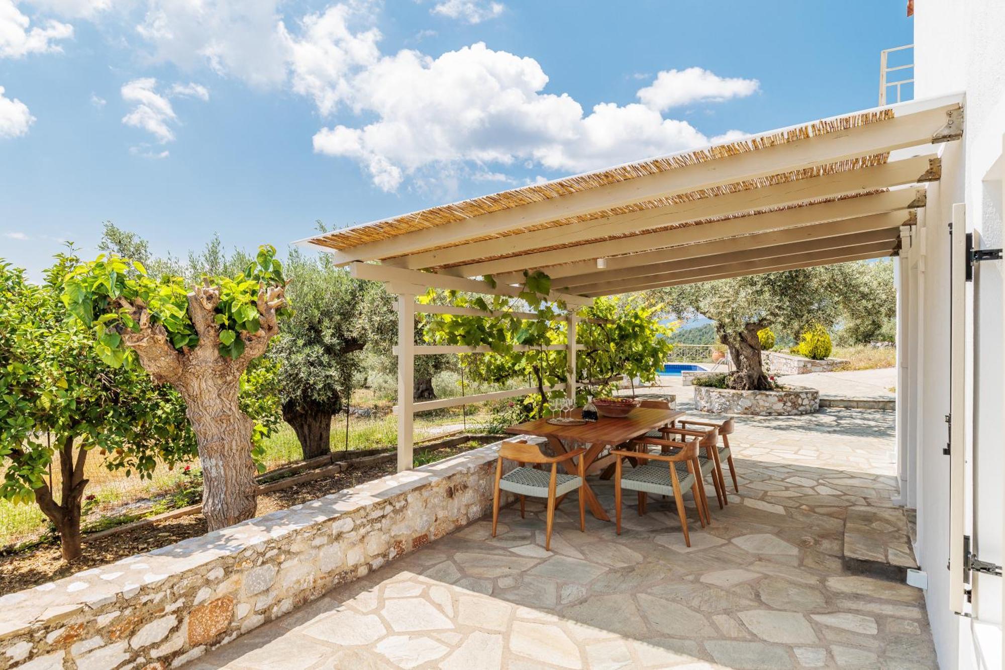 Villa Nektaria Alikias Bagian luar foto