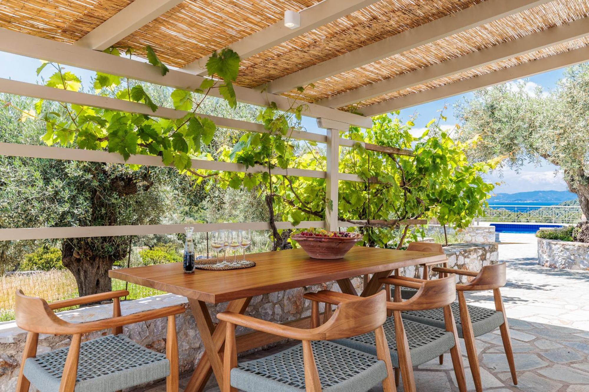 Villa Nektaria Alikias Bagian luar foto