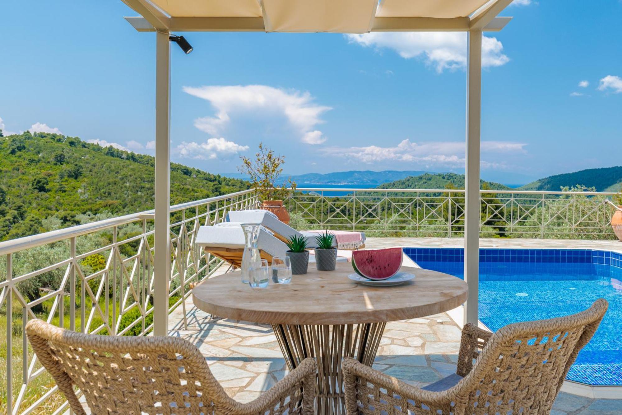 Villa Nektaria Alikias Bagian luar foto