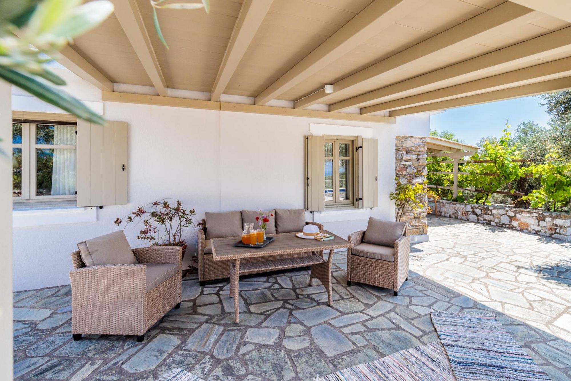Villa Nektaria Alikias Bagian luar foto
